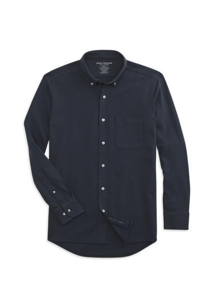 SILVER Pique Button Up