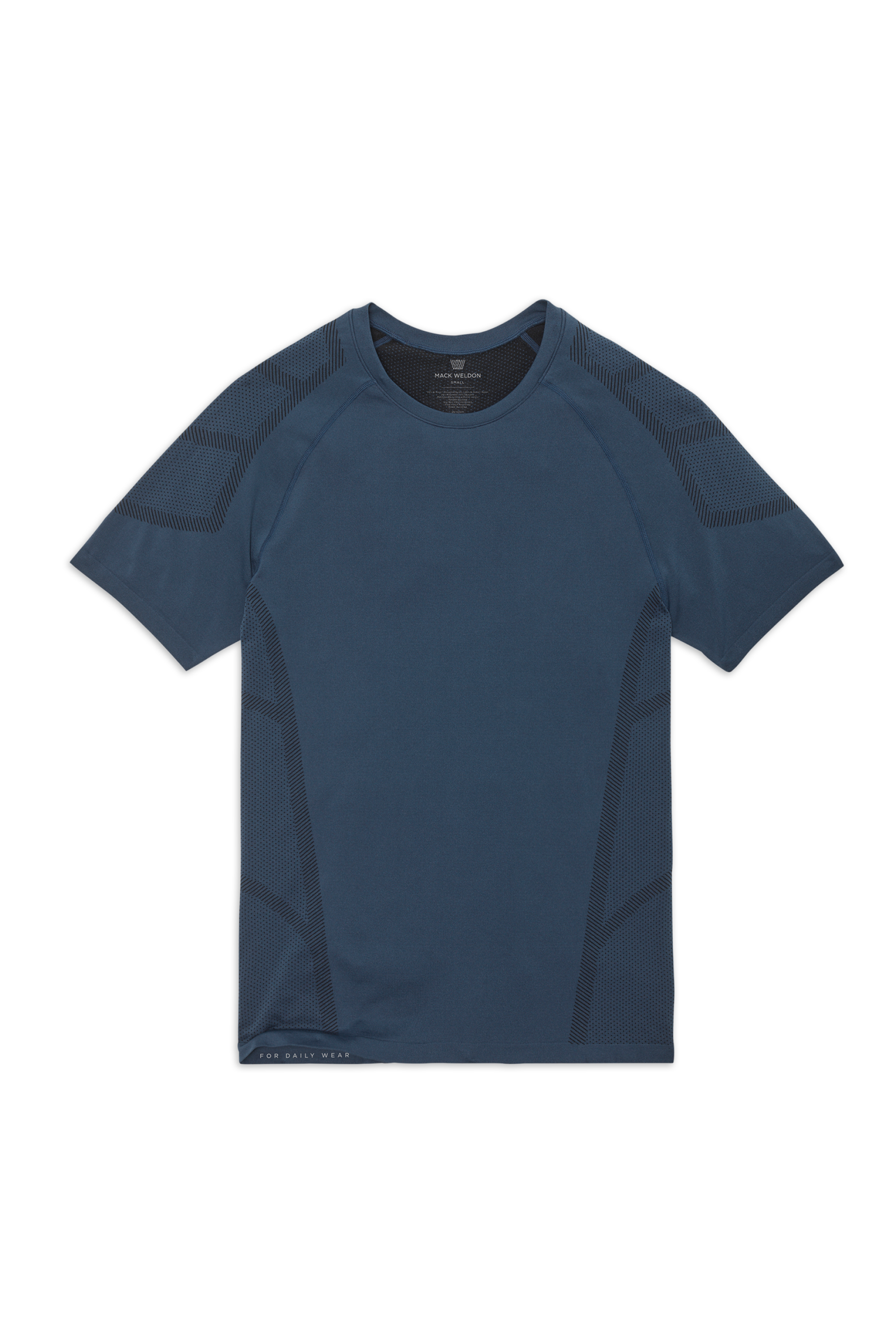 ×SHELTECH® #FLY ME MOCK NECK S/S TEE Stealth Crew Neck T-Shirt