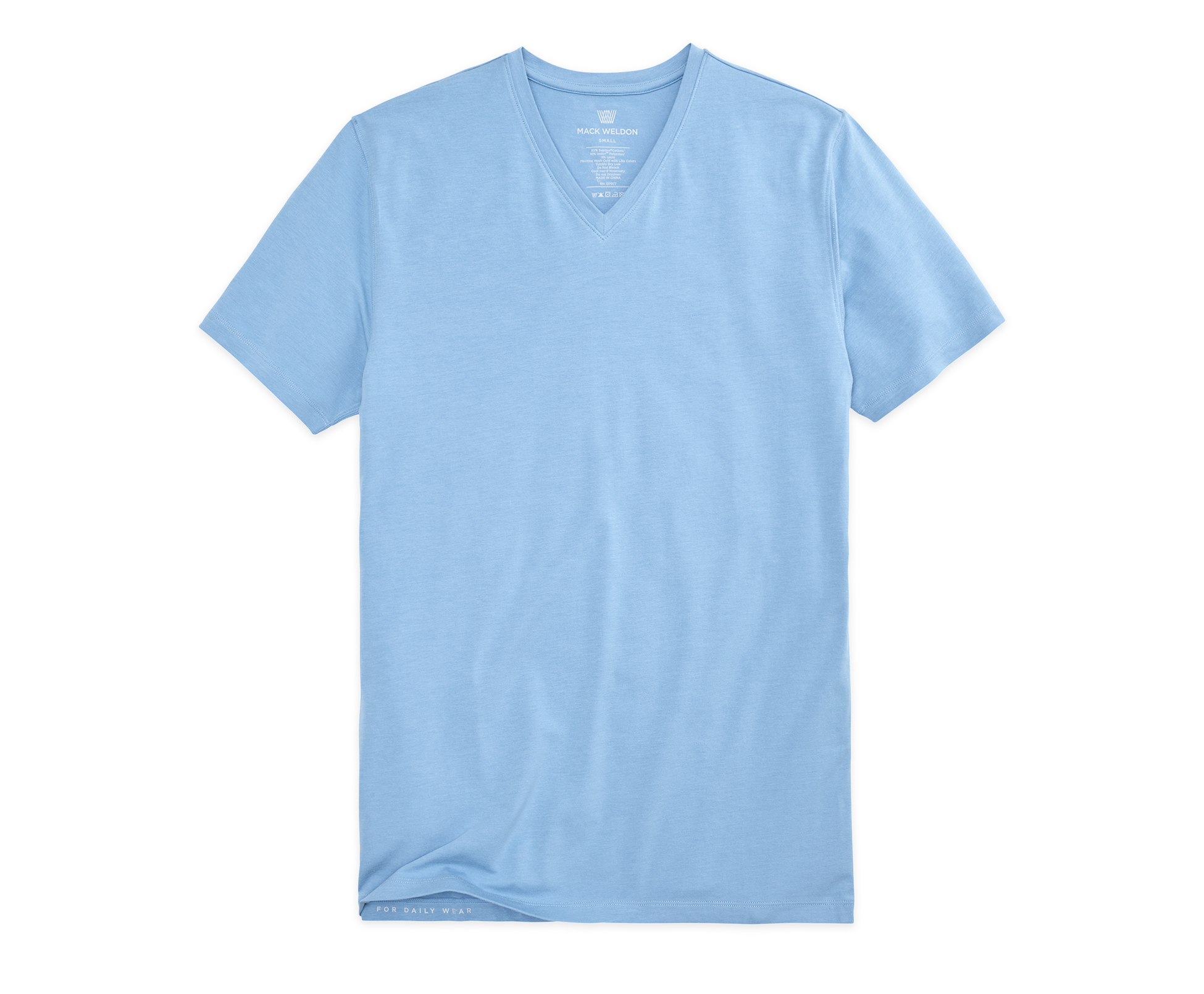 SILVER V-Neck T-Shirt
