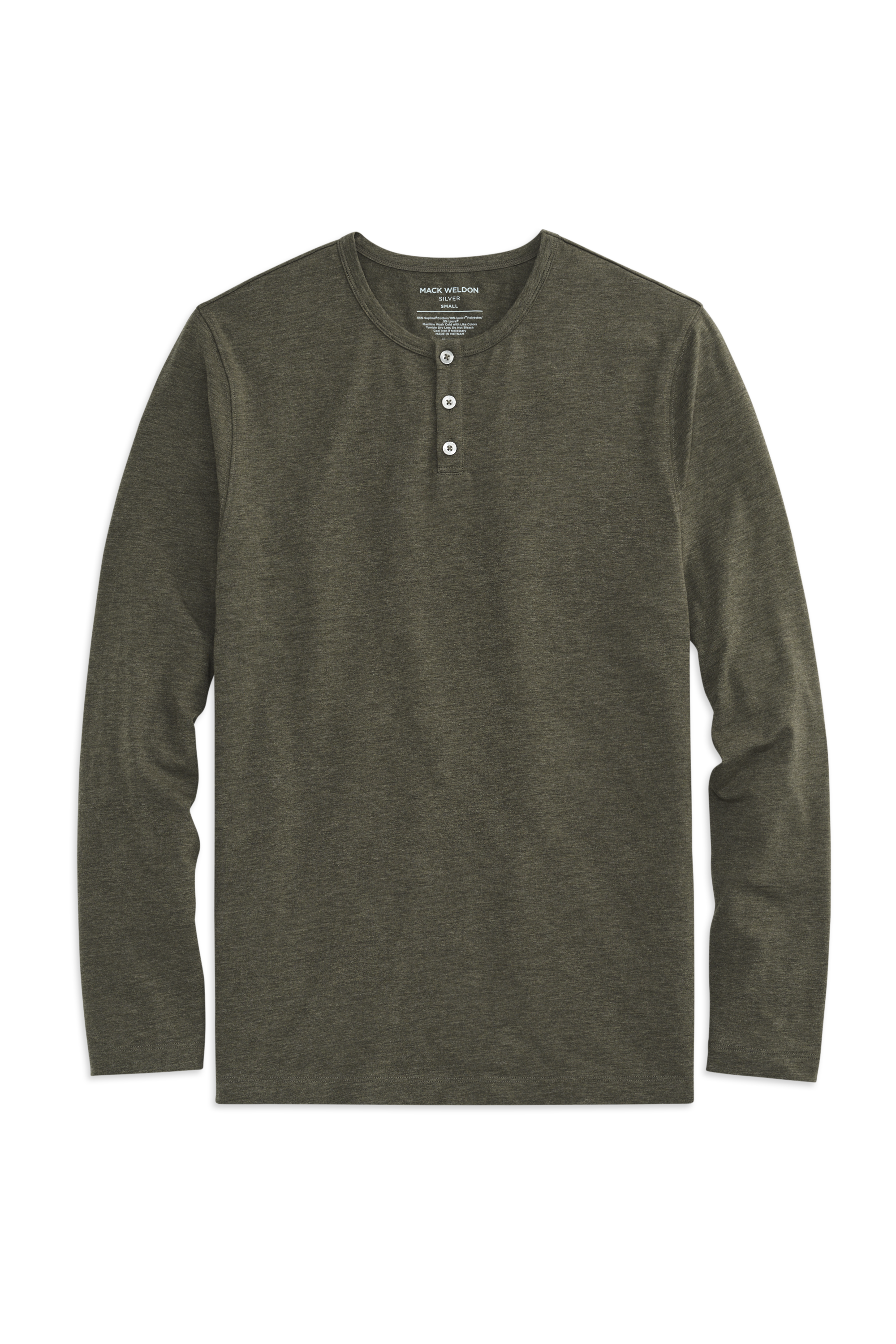 【U LAN】Methi Button Henley Long Sleeve JMKEY Men's Casual Henley Round Neck Long Sleeve T-Shirt