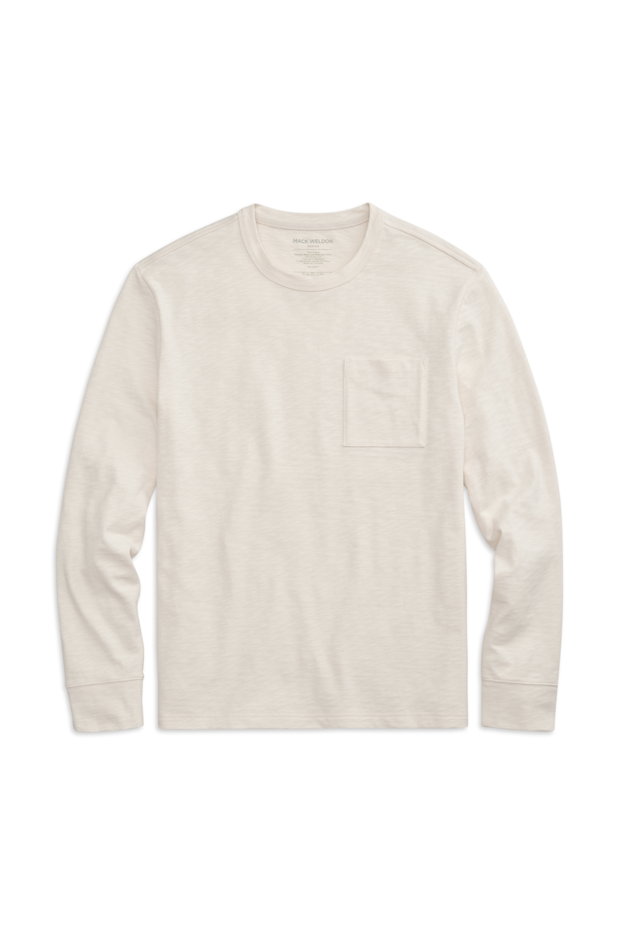 Mack Weldon Heavyweight Slub Long Sleeve T-Shirt | Relaxed