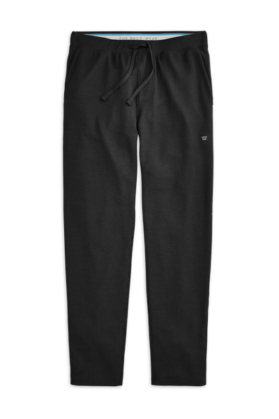 True Black | Front view of WARMKNIT PJ Pant in True Black