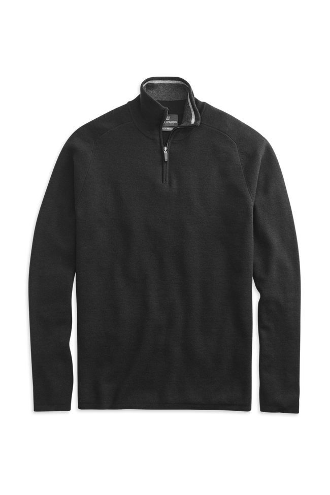 Mack Weldon Tech Merino Quarter-Zip Sweater | Performance Wool Layer