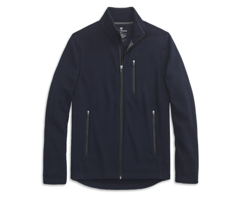 Mack Weldon Atlas Full-Zip Jacket True Black, Size: XL