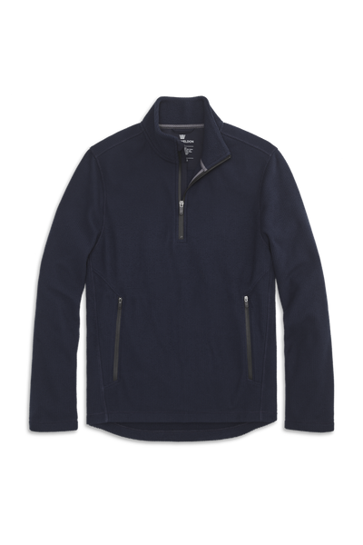 Total Eclipse Blue | Front view of Latitude Fleece Half-Zip in Total Eclipse Blue