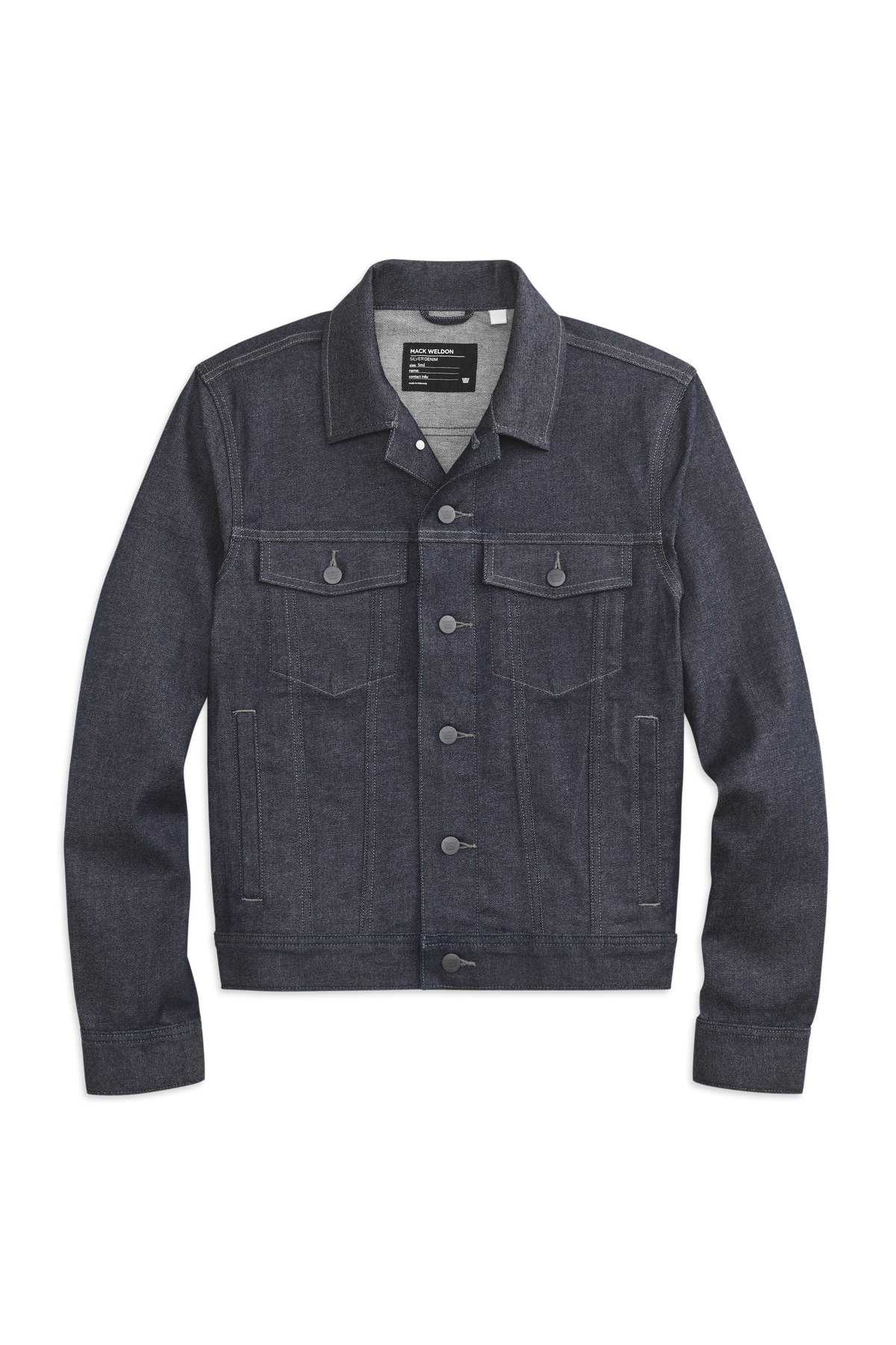 Mack Weldon SILVER Denim Jacket | Odor-Resistant Classic Layer