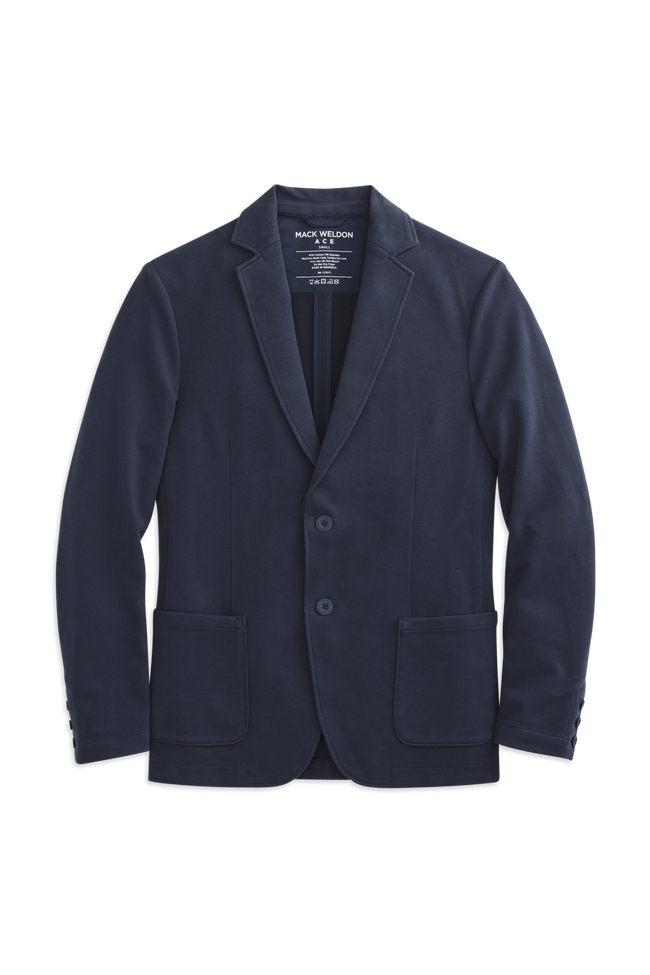 Total Eclipse Blue | Front view of ACE Blazer in Total Eclipse Blue