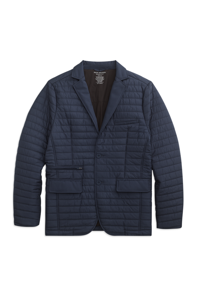 Front view of WARMKNIT Air Blazer
in Total Eclipse/True Black Liner