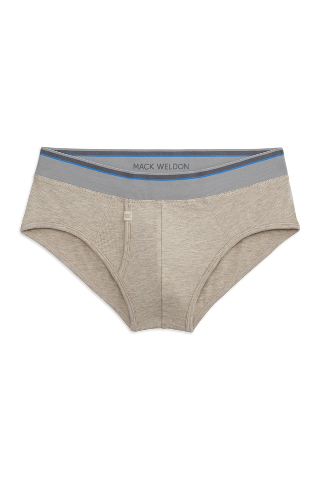 Front view of 18-Hour Jersey Brief
in Nomad Heather