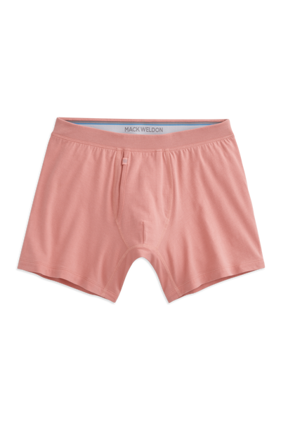 Bermuda Sand | Front view of SILVER Boxer Brief in Bermuda Sand