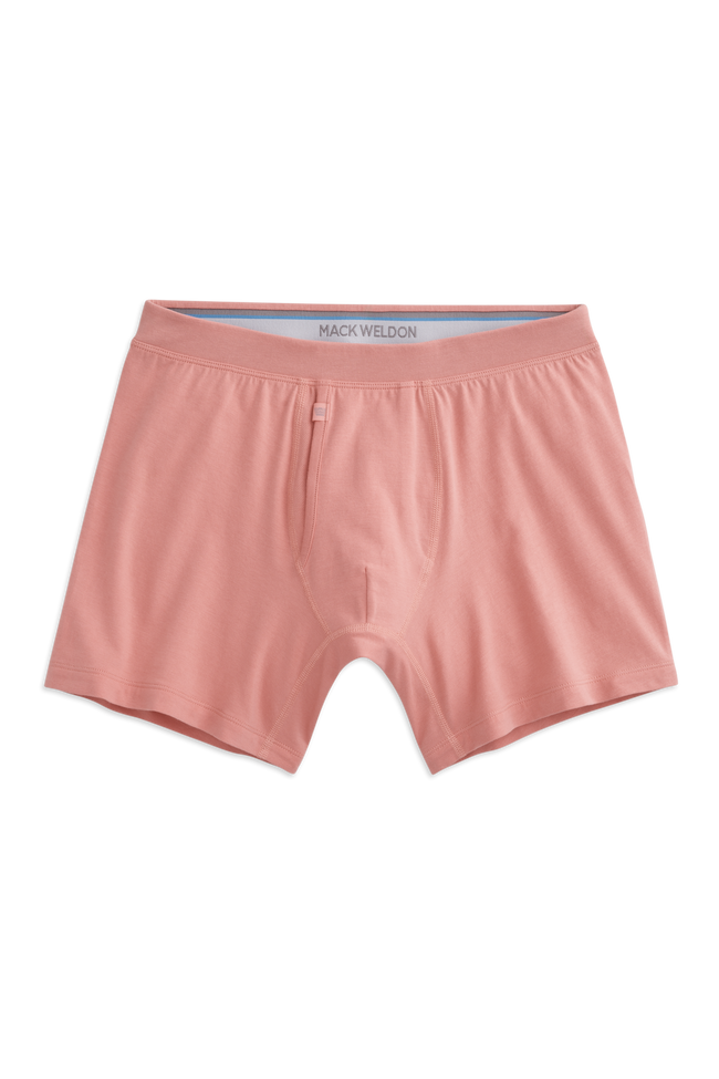 Bermuda Sand | Front view of SILVER Boxer Brief in Bermuda Sand