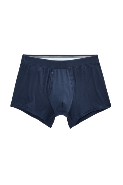 True Navy | Front view of Silver HD Trunk in True Navy