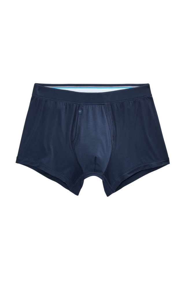 True Navy | Front view of Silver HD Trunk in True Navy