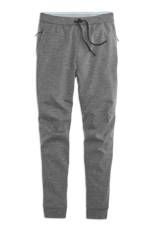  Charcoal Heather | Front view of Atlas Jogger in Charcoal Heather