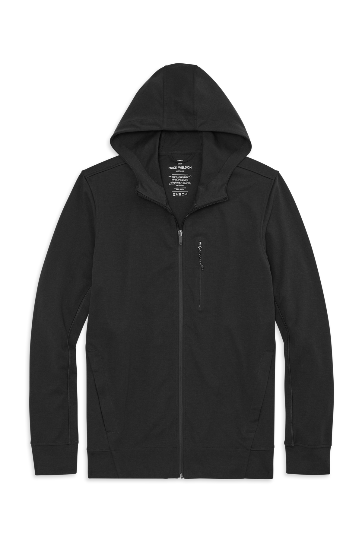 Mack Weldon Atlas Full‑Zip Hoodie | Travel-Ready Layer