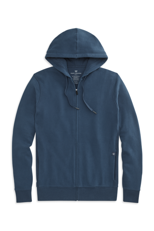 Mack Weldon ACE Full-Zip Hooded Sweatshirt | Modern French Terry