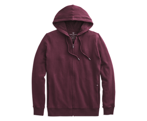 Mack Weldon ACE Full-Zip Hooded Sweatshirt | Modern French Terry