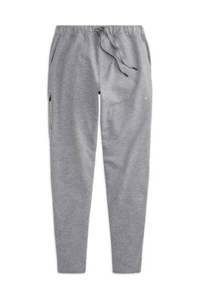 Front view of Ace Sweatpant in Grey Heather