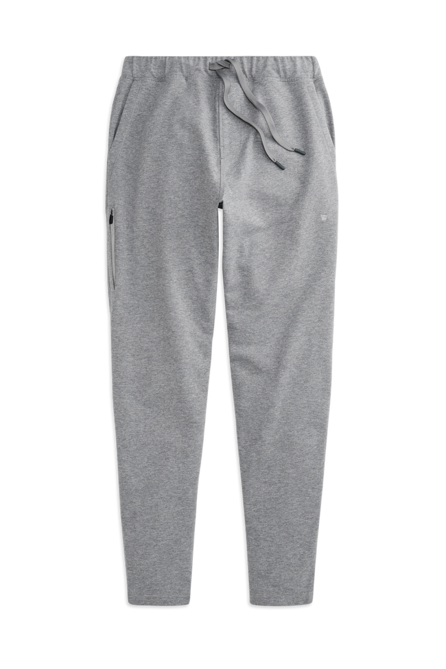 Front view of Ace Sweatpant in Grey Heather