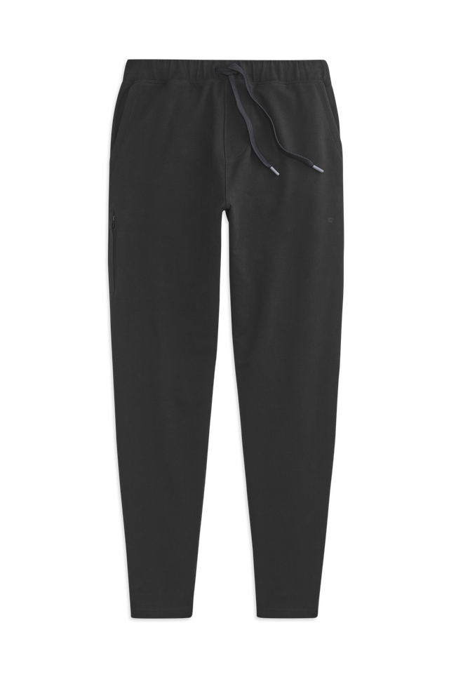 Front view of Ace Sweatpant in True Black