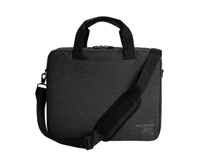 Front view of Ion Briefcase in Black Sky