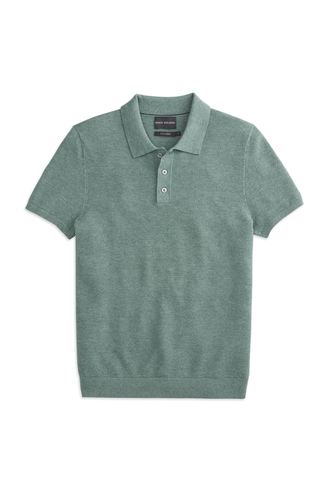 Tech Linen Sweater Polo