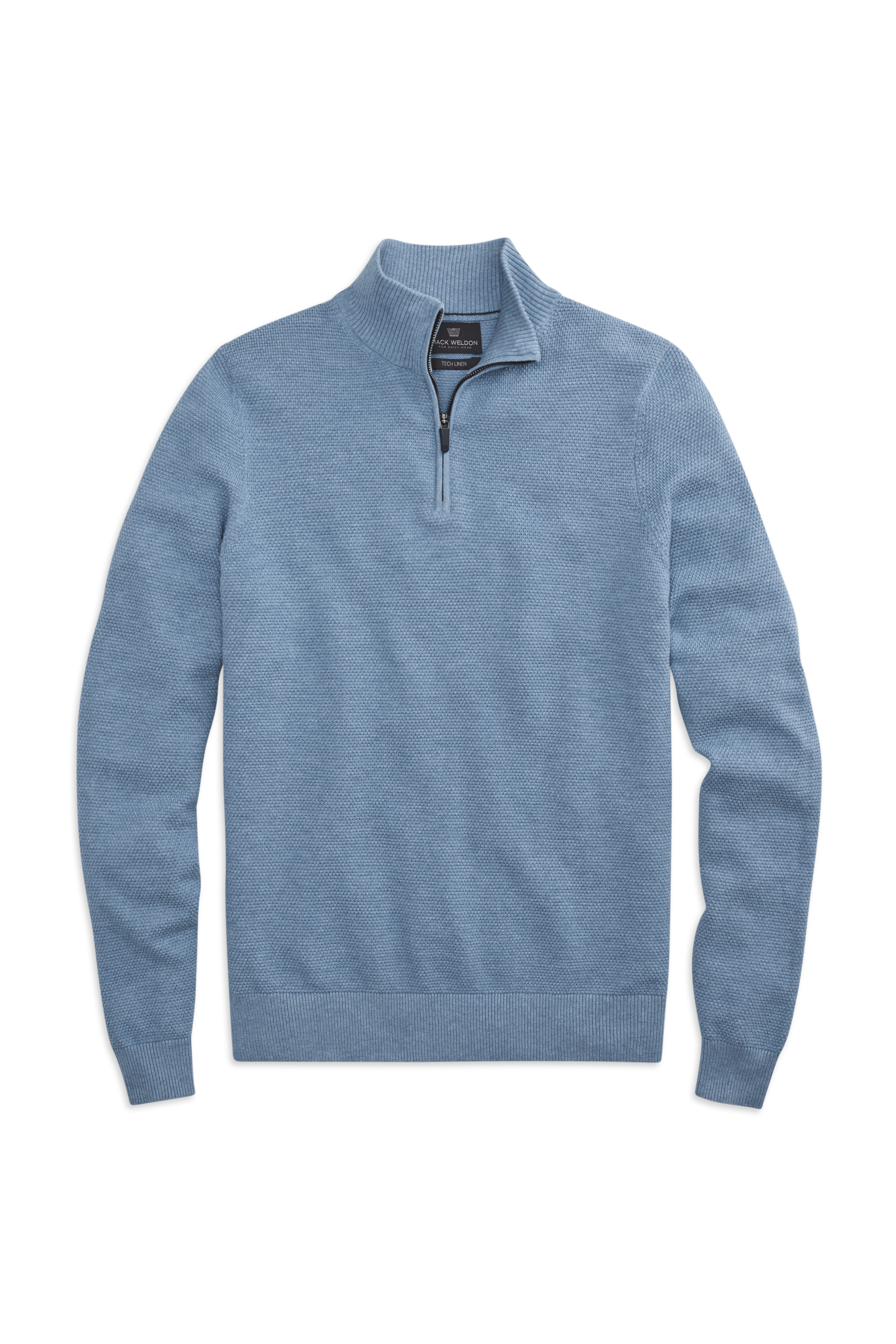 Mack Weldon Tech Linen Quarter-Zip | Lightweight Breathable Pullover
