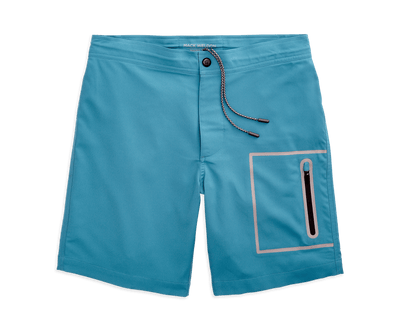 Riptide | Front view of Swim Board Short in Riptide
