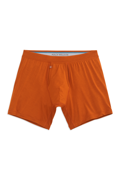 Front view of Silver HD Boxer Brief in Clay Tile