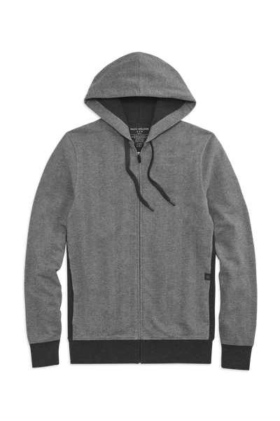 【SALE】FULL ZIP HOODIE / BRUNETTE M Full Zip Hoodie - Gunmetal Heather