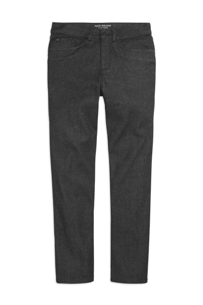 Black Wash | Front view of SILVER Relaxed Denim in Black Wash