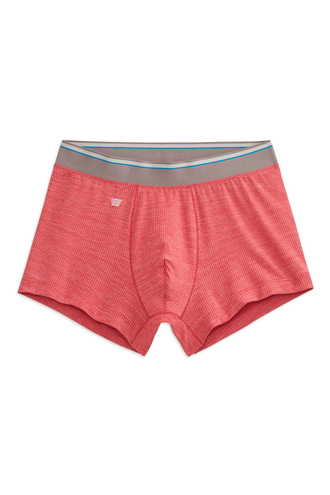 Front view of AIRKNITx Trunk in Jelly roll Heather