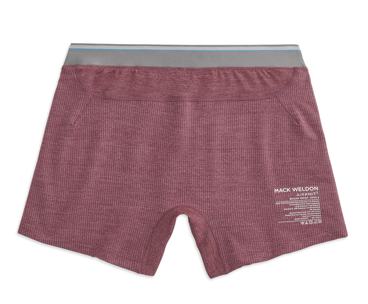 AIRKNITˣ Boxer Brief Lambrusco Heather – Mack Weldon