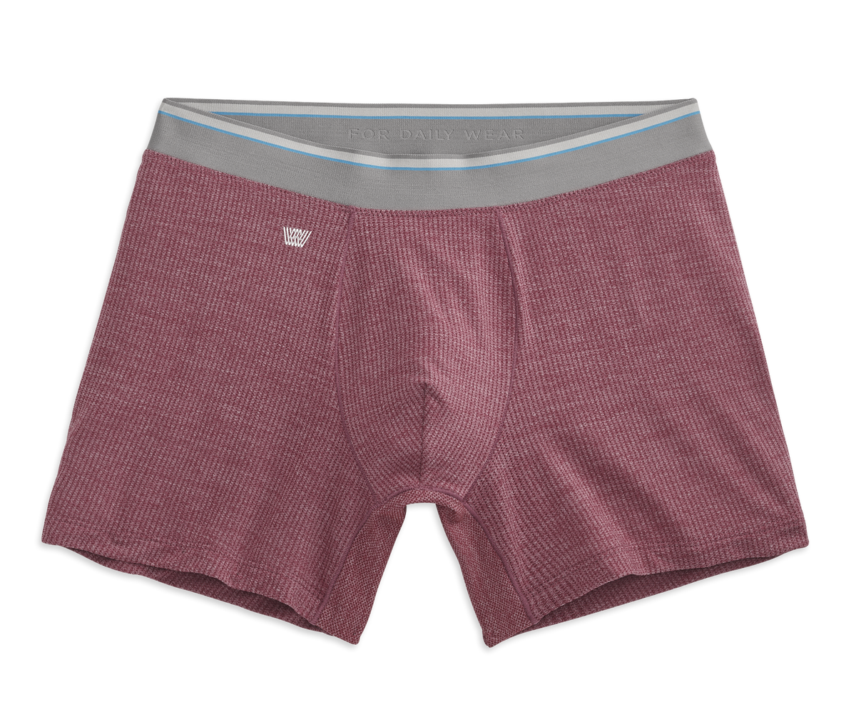 AIRKNITˣ Boxer Brief Lambrusco Heather – Mack Weldon