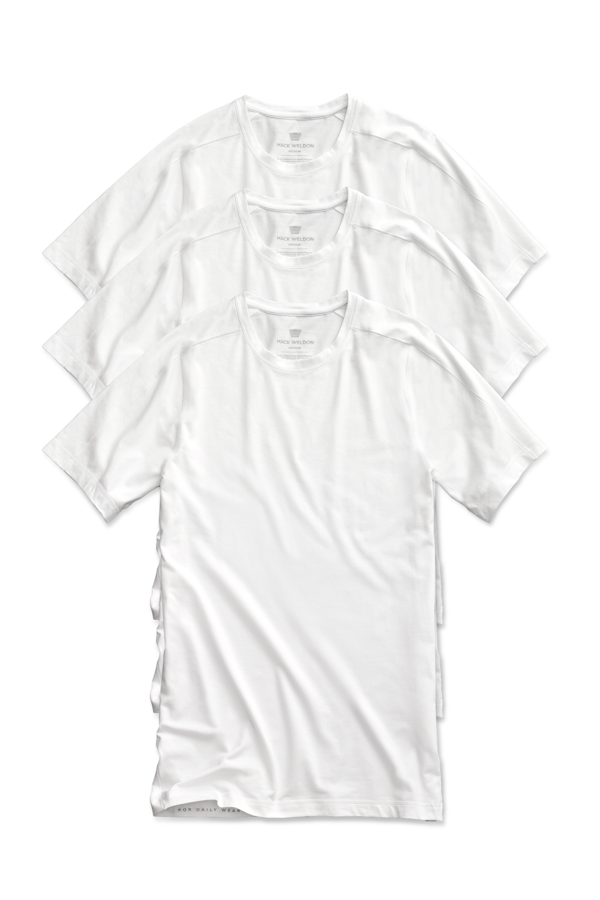 3-Pack 18-Hour Jersey Crew Neck Undershirt