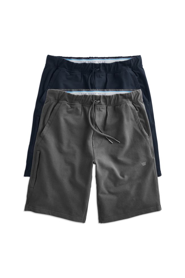2-Pack ACE Sweatshort Asphalt / Total Eclipse