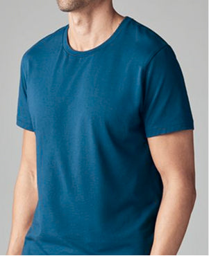 Man wearing our Pima Crew Neck T-Shirt