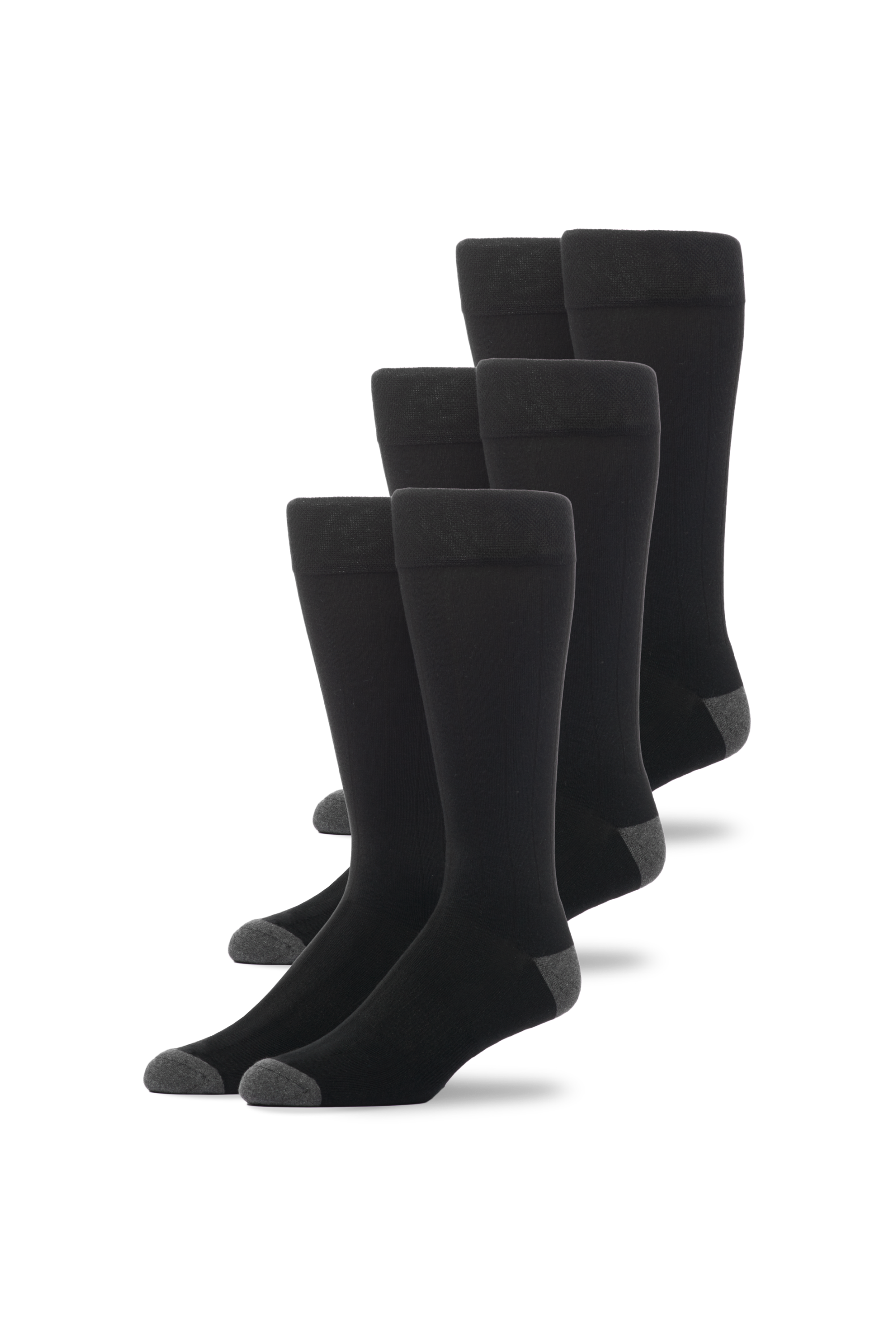 mack weldon silver extended crew dress socks SILVER Extended Crew Dress Sock Midnight Pine Charcoal Heather
