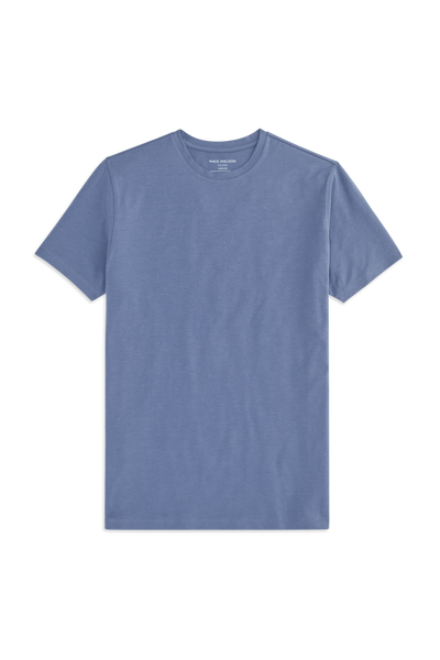 Front view of the Silver Crew Neck T-Shirt in Shooting Star