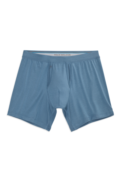 Front view of Silver HD Boxer Brief in Ice Storm