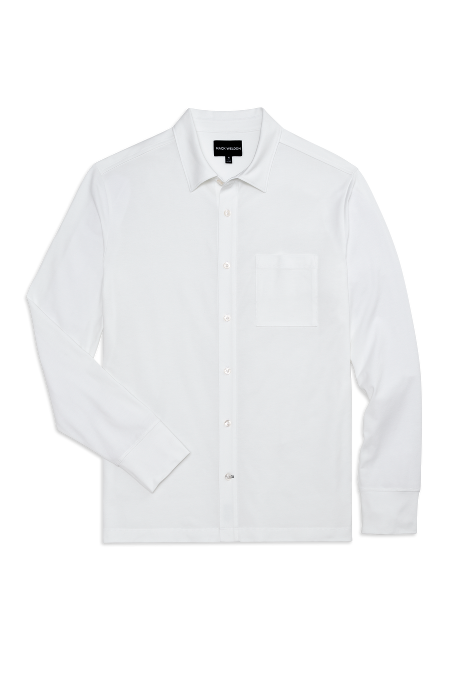 SILVER Jersey Button Up