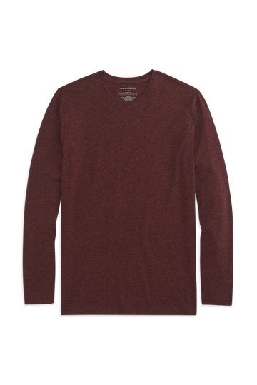 Mack Weldon SILVER Long Sleeve T‑Shirt | Premium Odor-Resistant Tee