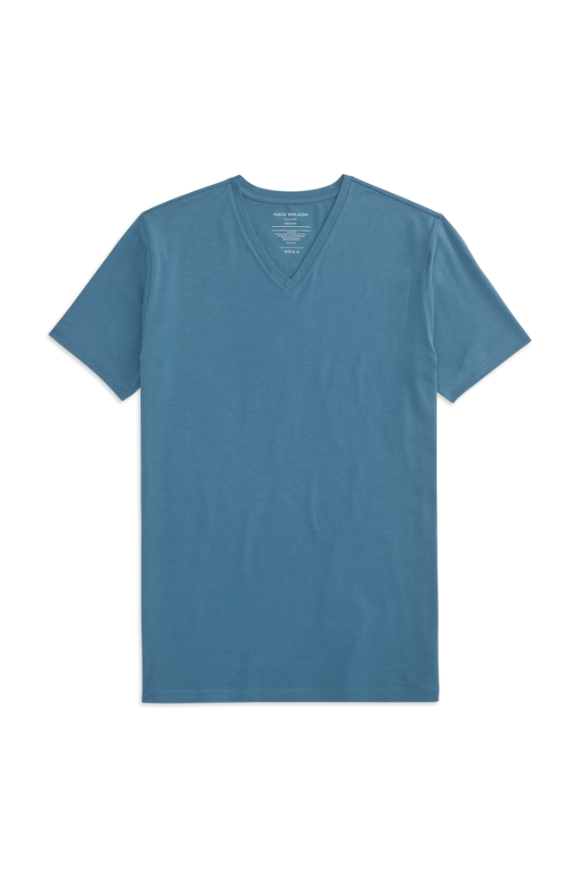 SILVER V-Neck T-Shirt