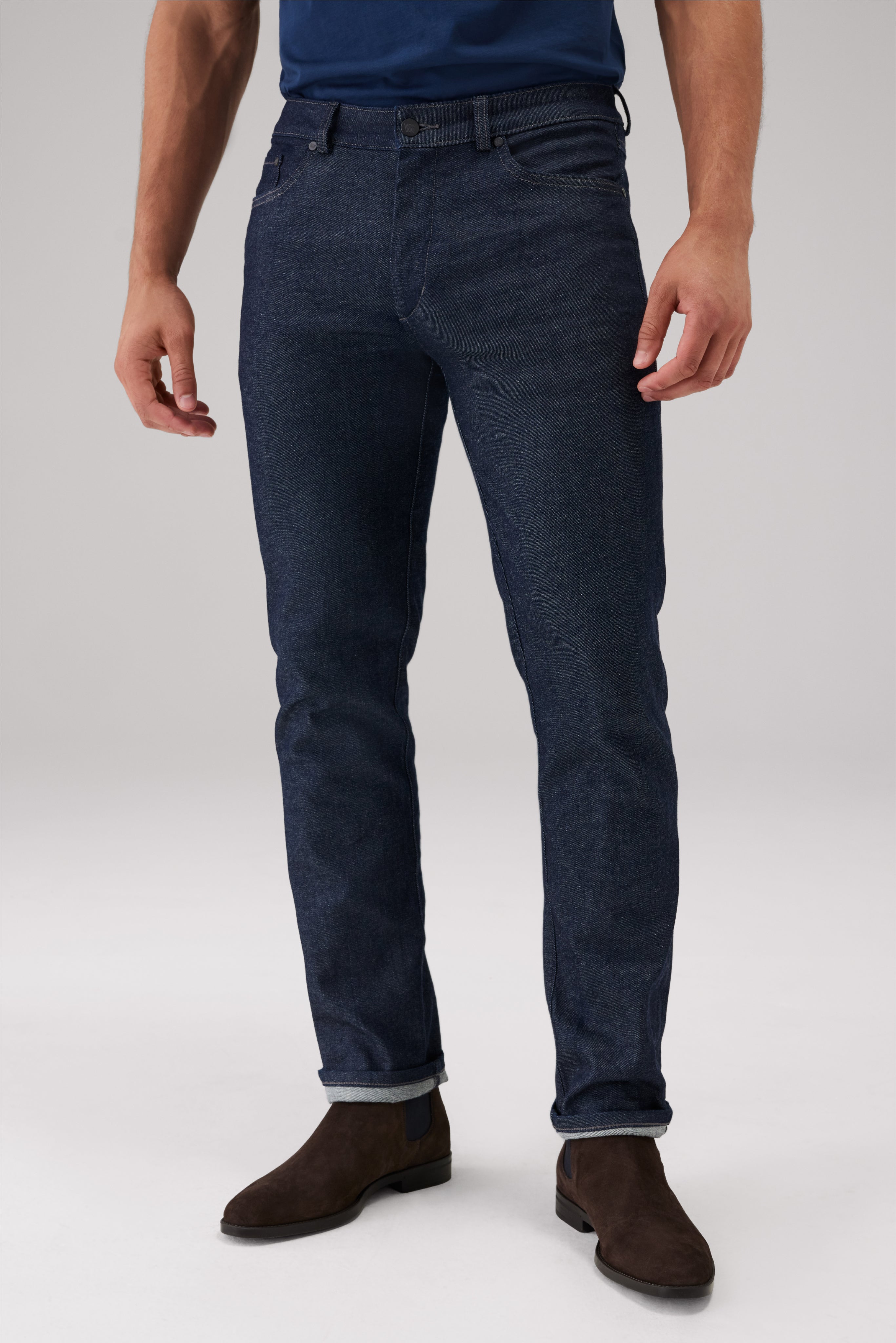 Tailored Fit Jeans-Dark Indigo