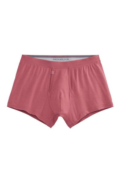 Front view of Silver HD Boxer Trunk in Washed Clay