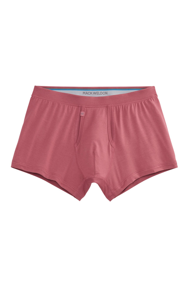 Front view of Silver HD Boxer Trunk in Washed Clay