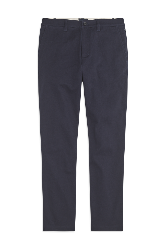 Front view of Stretch Twill Chino Relaxed FIt in Night Sky