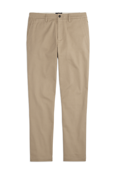 Front view of Stretch Twill Chino Relaxed FIt in Sisal