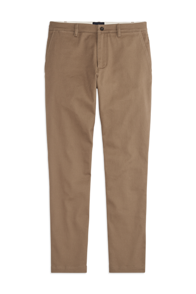 Front view of Stretch Twill Chino Slim Fit in Shroom