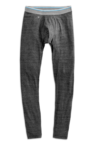 Charcoal Heather | Front view of AIRKNITx Performance Tights in Charcoal Heather